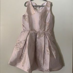 The children’s place sz 12 pink brocade dress